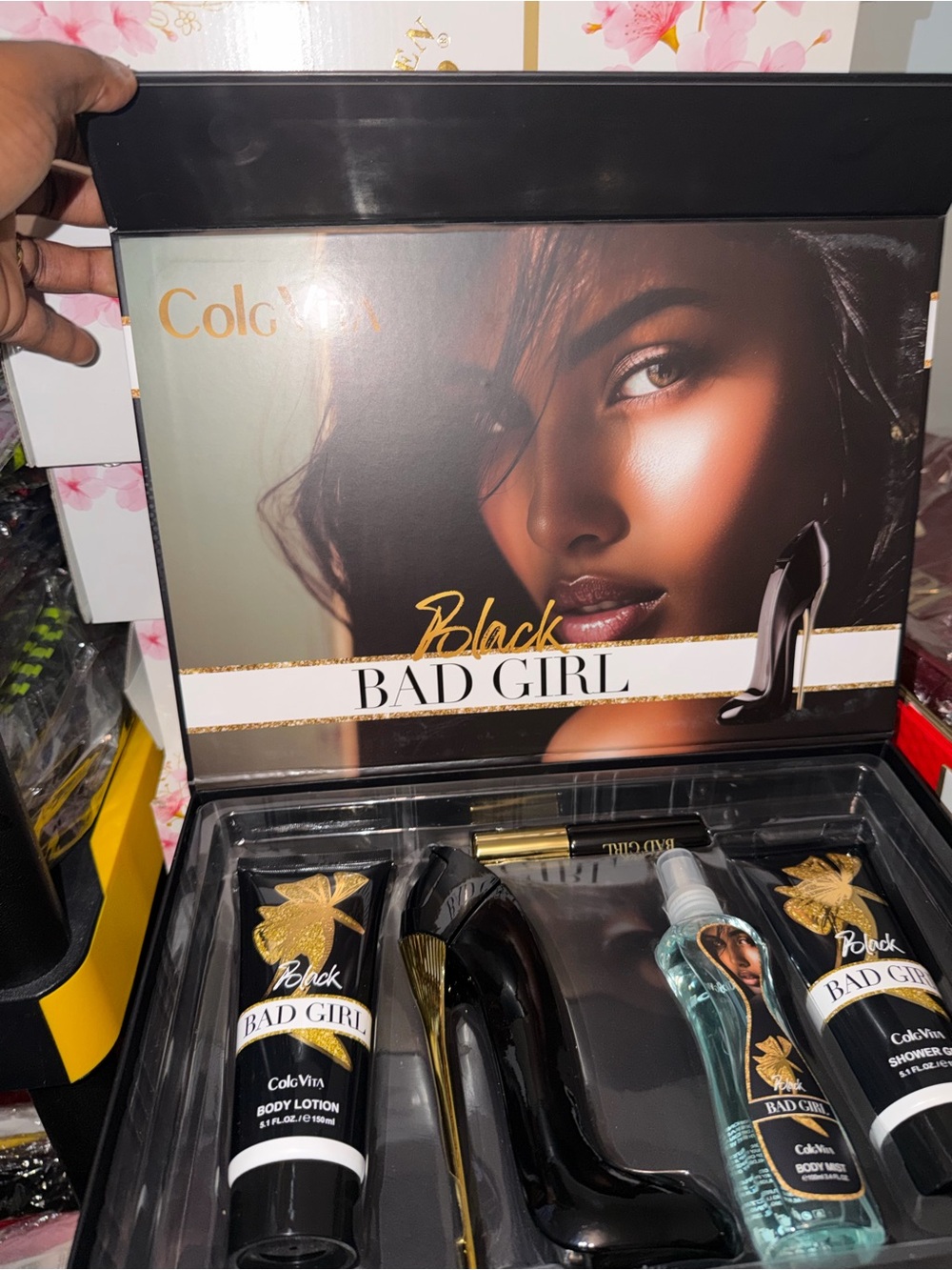 Black Bad Girl Women's Fragrance & Body Care Set - Black